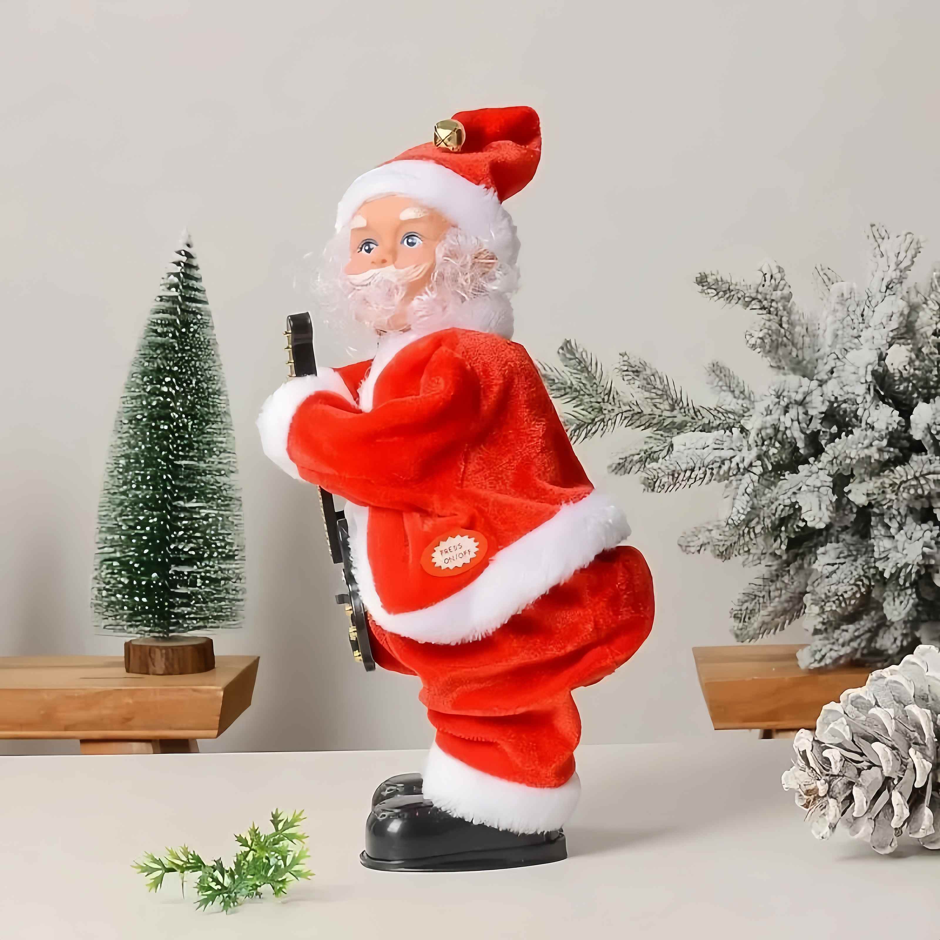 Twerking Santa Claus, Booty Shaking Walking Circle Santa Claus Singing and Dancing Christmas Toys
